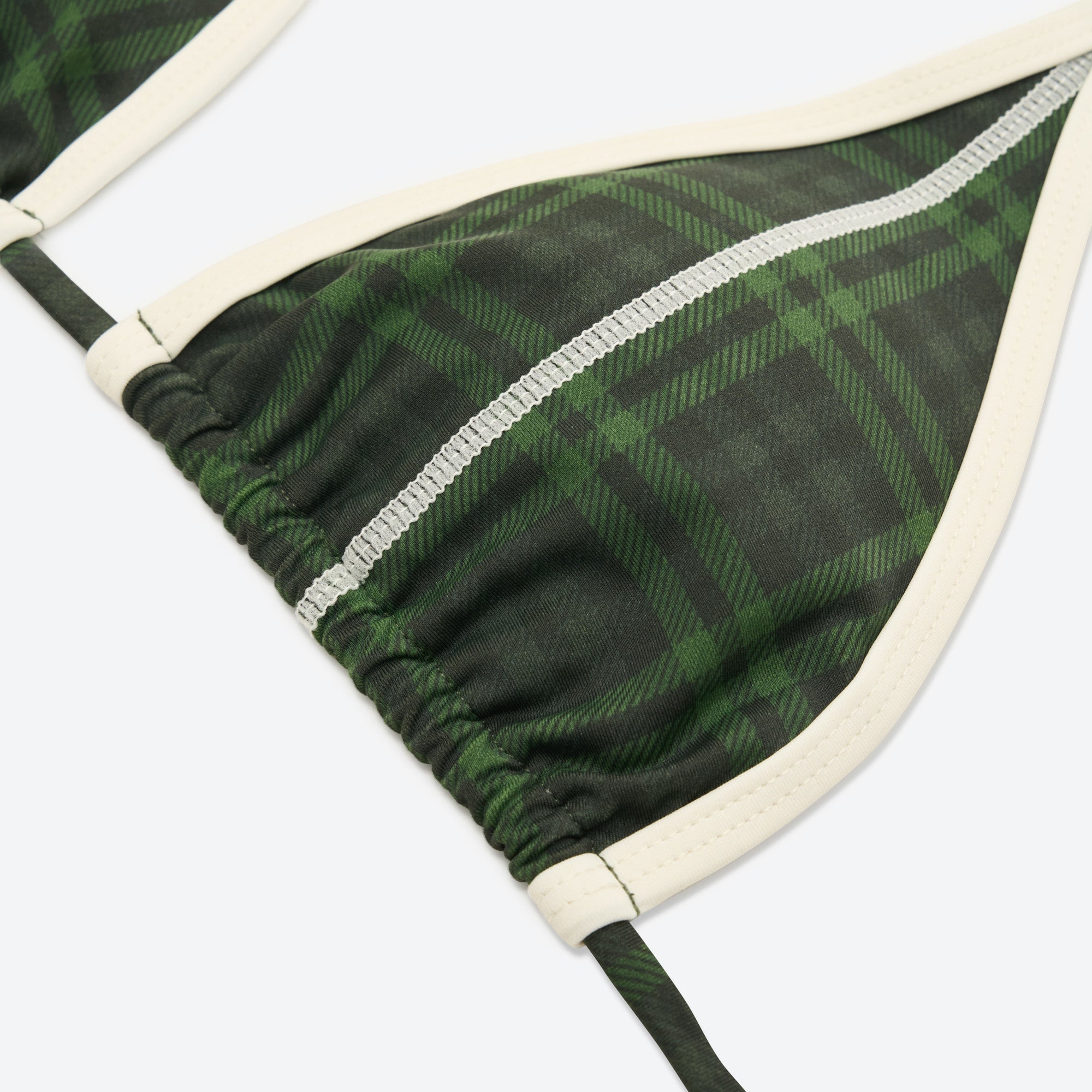 SIGNATURE CHECK SWIM TOP